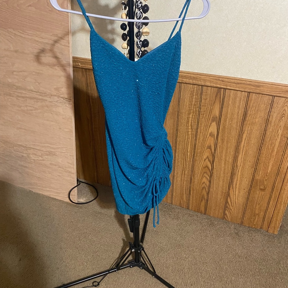 Green body dress